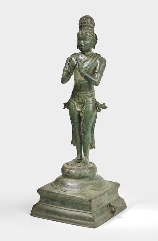 A copper alloy figure of Chandesha