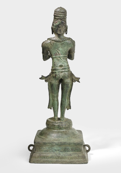 A copper alloy figure of Chandesha