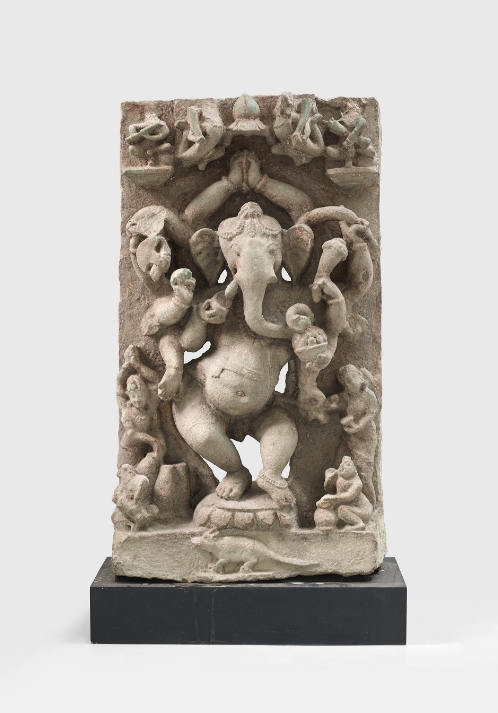 A sandstone stele of Ganesha
