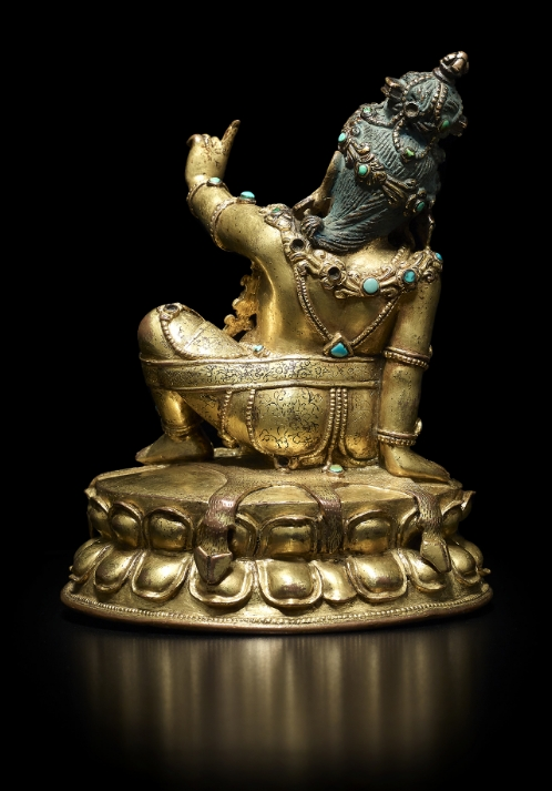 A gilt copper alloy figure of Virupa